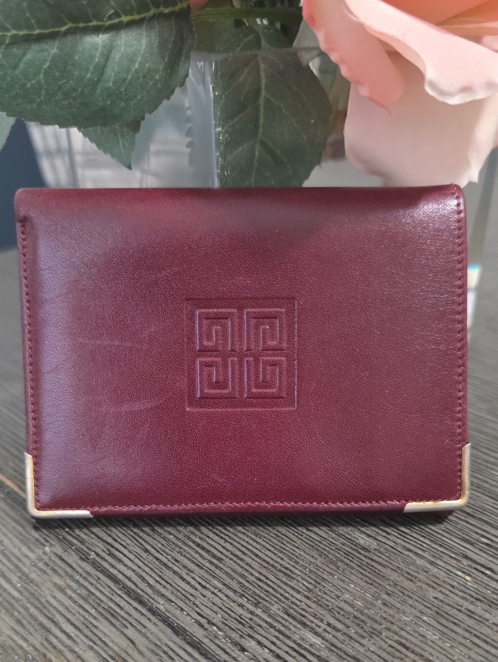 Authentic Vintage Givenchy Trifold leather wallet